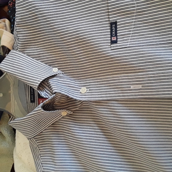 Chaps blue/ white shirt ready care size large - Picture 6 of 6